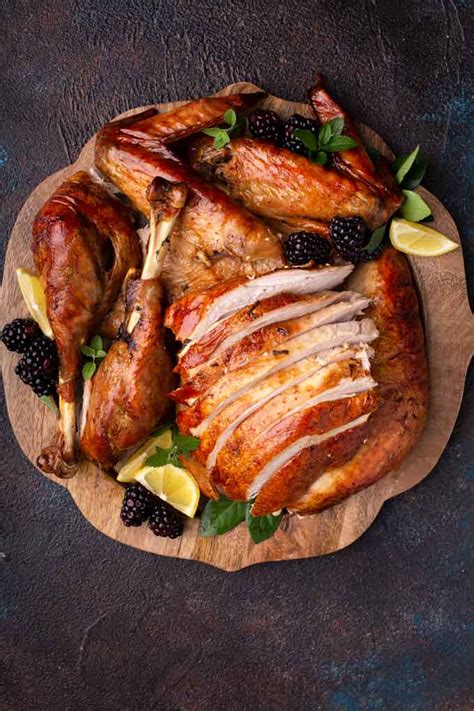 Perfectly Juicy Roast Turkey With Gravy Lemon Blossoms