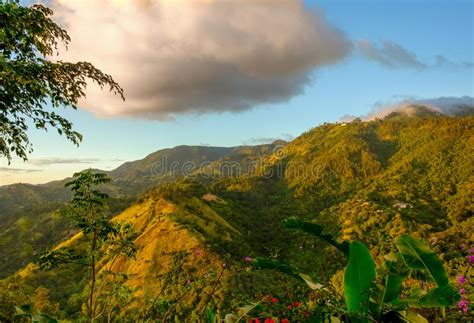 Jamaica The Blue Mountains Sunset 2 Stock Image Image Of Nature