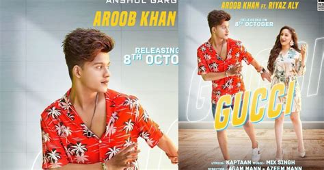 Gucci New Song By Aroob Khan Feat. Riyaz Ali Poster Out Release Date ...