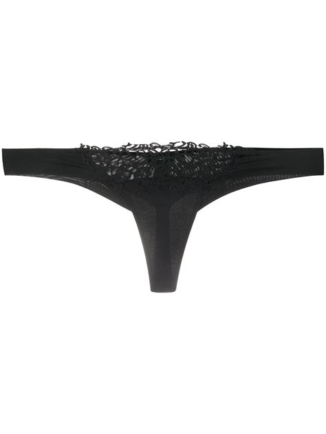 La Perla Lace Insert Thong Farfetch