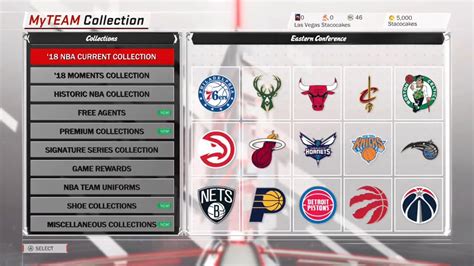 Nba 2k18 Myteam Collection Information And Rewards Youtube