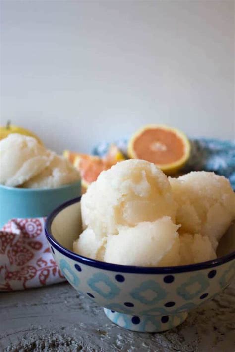 Grapefruit Sorbet Beyond The Chicken Coop