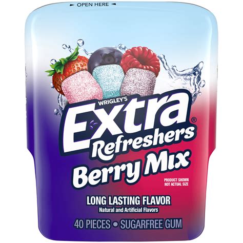 Extra Refreshers Berry Mix Gum 40 Each