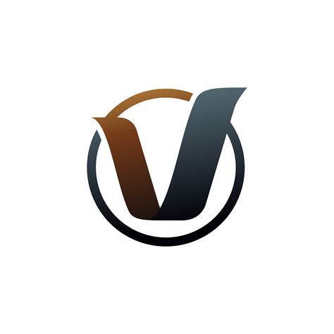 Letter V Logo Gold Logo Design Concept Template 610357 Vector Art At