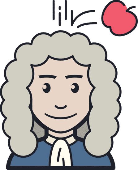Isaac Newton 素材 Canva可画