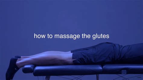 how to massage the glutes with a percussive massager deep tissue massage for gluteal muscles