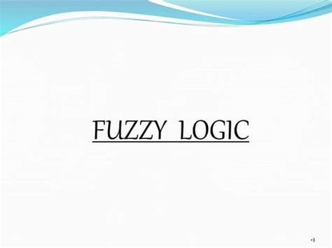 Fuzzy Sets Introduction With Example