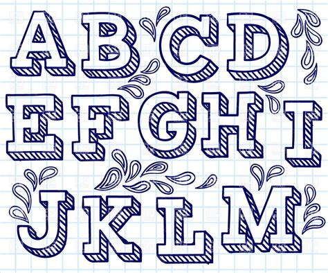 Different Lettering Styles For Drawing At Getdrawings Free Download