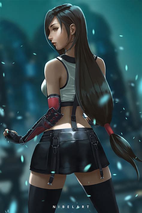 640x960 Tifa Lockhart Digital Art Iphone 4 Iphone 4s Hd 4k Wallpapers