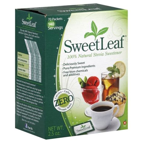 Sweet Leaf Sweet Leaf Sweetener 1g Packets 70 Pkt