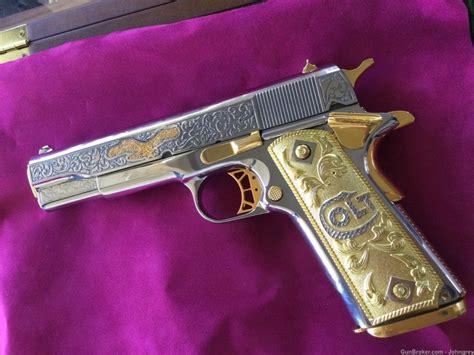Colt 1911 Government Series 80 Custom Engraved Americangoldenweapons