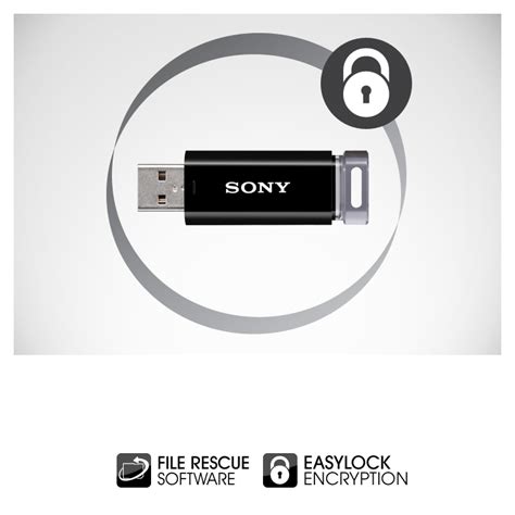 Sony Usm8gp 8gb Microvault Usb Click Flash Drive Black Uk