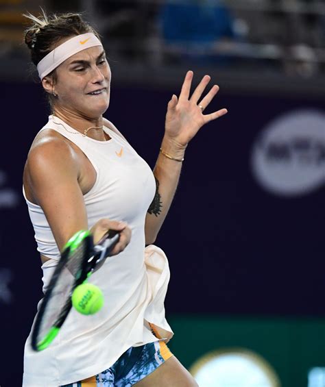 Psychology plays the key role at these tournaments. Aryna Sabalenka - China Open Tennis Tournament in Beijing ...
