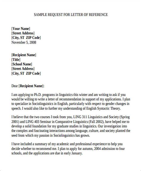 Free 3 Sample Academic Reference Letter Templates In Pdf Ms Word
