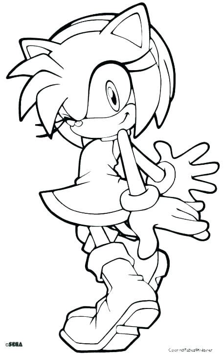 Sonic Knuckles Coloring Pages At Free Printable