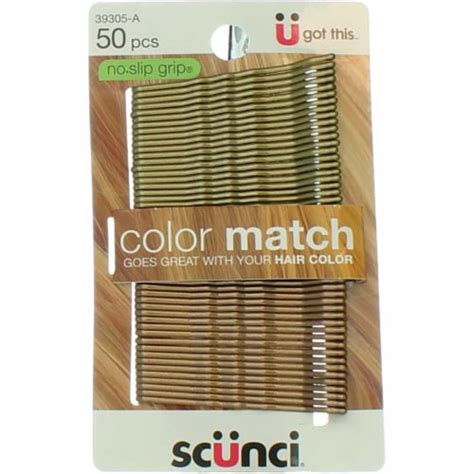 Scunci® Color Match Bobby Pins Blonde 50 Ct Qfc