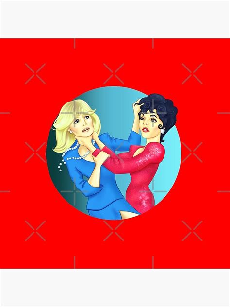 Dynasty Alexis And Krystle Fight Cat Fight Pin By Gycreative Redbubble
