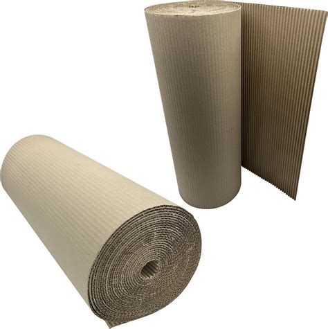 1200mm X 75m Corrugated Cardboard Paper Roll 75 Metres Uk