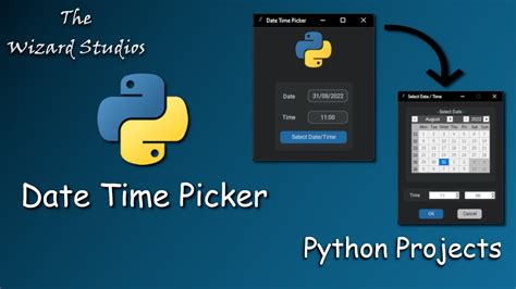 Python Date Time Picker Customtkinter Tkcalendar Spinbox Youtube