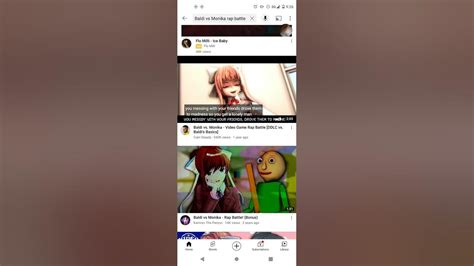 Baldi Vs Monika Rap Battle Im Reacting To It Youtube
