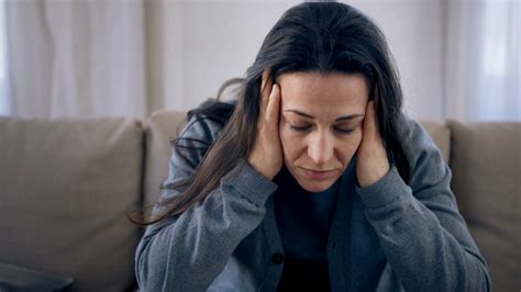 Front View Of Sad Depressed Woman Indoors Stock Footage Sbv 338379276