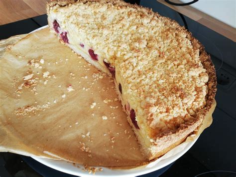 Schnelle Kirsch Quark Torte von Heeschen