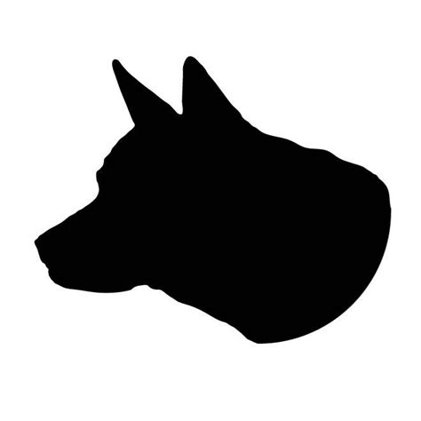 Dog Head Silhouette Download At Vectorportal Clipart Best Clipart