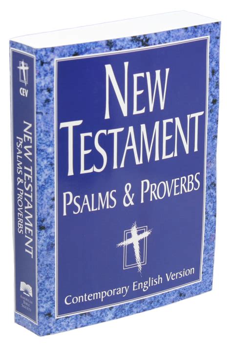 New Testament Psalms And Proverbs Contemporary English Versioncev105602