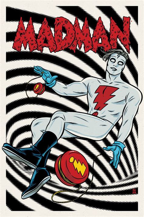 New Mike Allred Limited Edition Madman Screen Print Comic Books Art Comic Poster Mike Allred