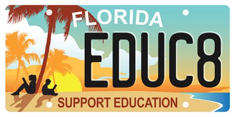 Redesigned Florida License Plate Launched To Support Public Schools