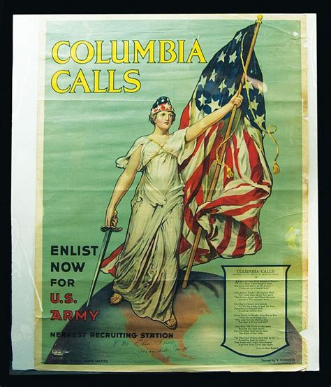 Sold Price Original Wwi Us Army Poster Invalid Date Est