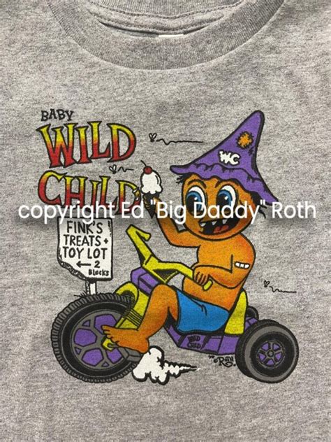 Baby Wild Child Toddler T Shirt Ed Roths Rat Fink
