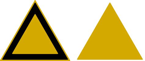 Download Triangle Sign Model Yellow Stock By Wuestenbrand On Yellow