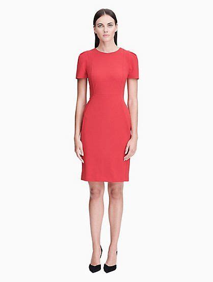 Solid Short Sleeve Sheath Dress Sheath Dress Dresses Clothes For Women