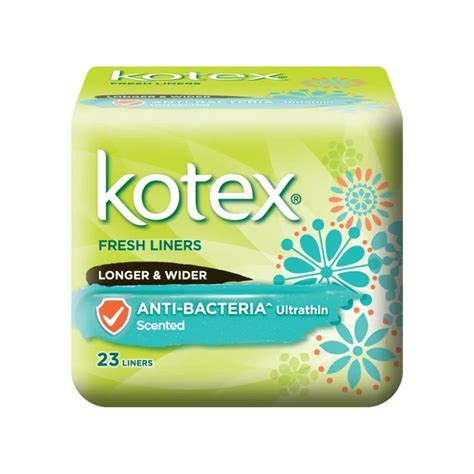Kotex Herbal Ultrathin Longer And Wider Liners 23s Shopee Singapore