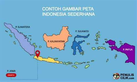 Peta Indonesia Simpel SkyCrepers Com