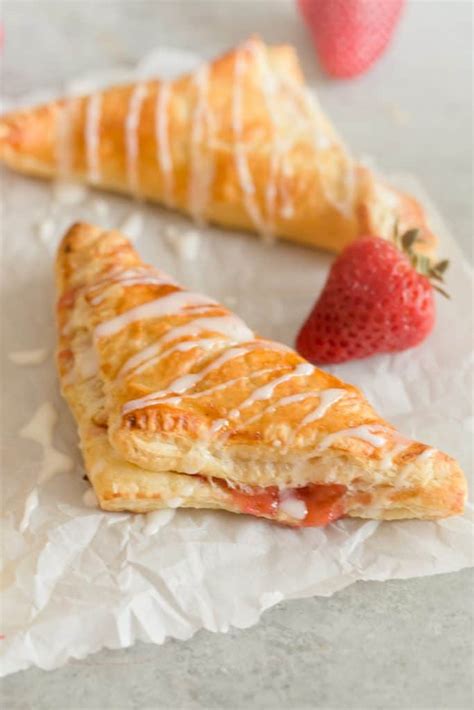 Strawberry Puff Pastry Turnovers Greens And Chocolate