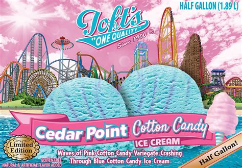 Limited Edition Cedar Point Cotton Candy Toft Dairy