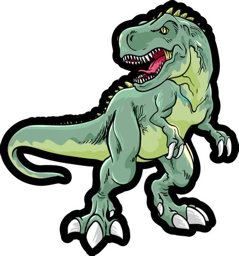 Vinilo De Dinosaurio Dibujo De T Rex Tenvinilo