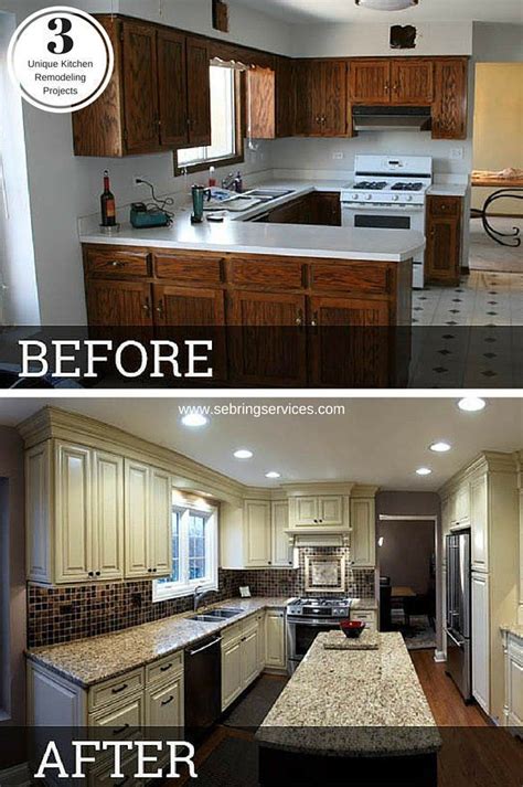 13 small kitchen design ideas & organization tips | extra space storage. Before & After: 3 Unique Kitchen Remodeling Projects ...