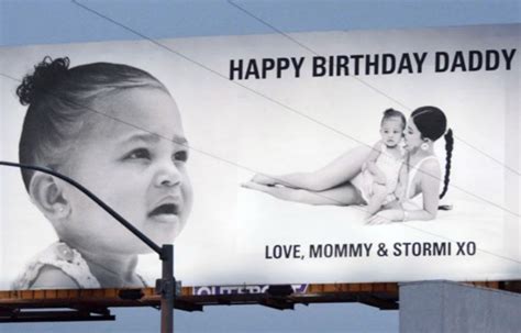 Kylie Jenner Bought A Billboard Featuring Her And Stormi For Travis