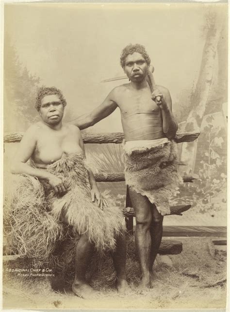 Nude Australian Aboriginal Mature Gin And Chief 1890s Photo 2 Pics Xhamster