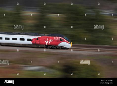 A Virgin Trains Class 390 Pendolino High Speed Tilting Train Train