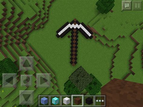 Mcpe Pixaxe Made By Minecraft Pe12334 All Minecraft Fanart Symbols