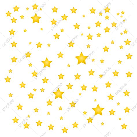 Conjunto De Estrellas Doradas Png Y Vector Png Dibujos Estrellas