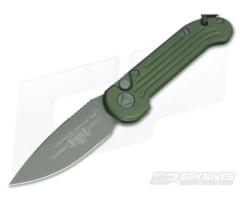 Microtech Knives Ludt Green Standard 135 1gr Automatic Knife 35 Blade