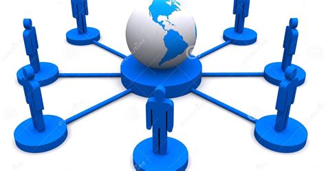 Cartoon Networks Global Network Connection Stock Images Image 18026164