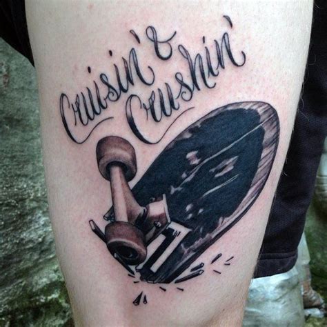Take A Look At More Skateboarding Tattoos On The Paperchasers Ink