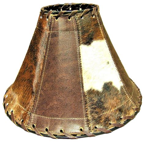 Cowhide And Leather Lamp Shades Southwestern Lamp Shades By Your