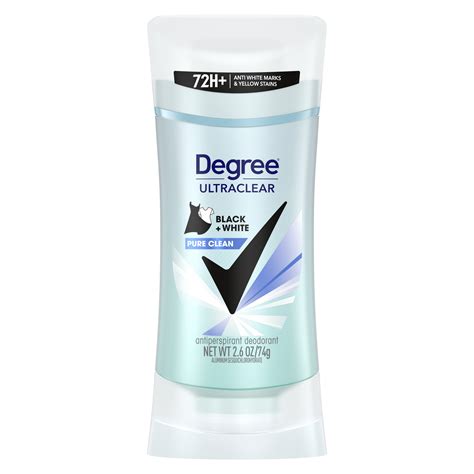 Degree Antiperspirant And Deodorant Stick 72 Hour Ultraclear Black